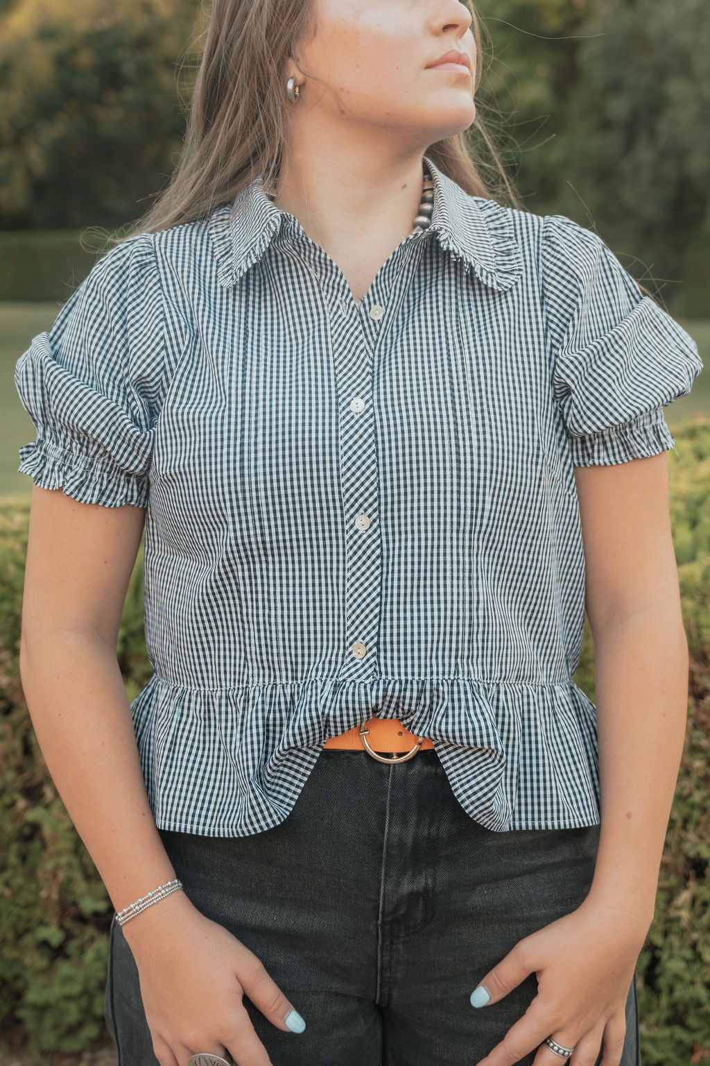 The Stillwater Gingham Top