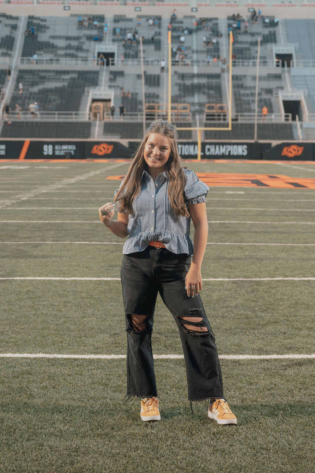 The Stillwater Gingham Top
