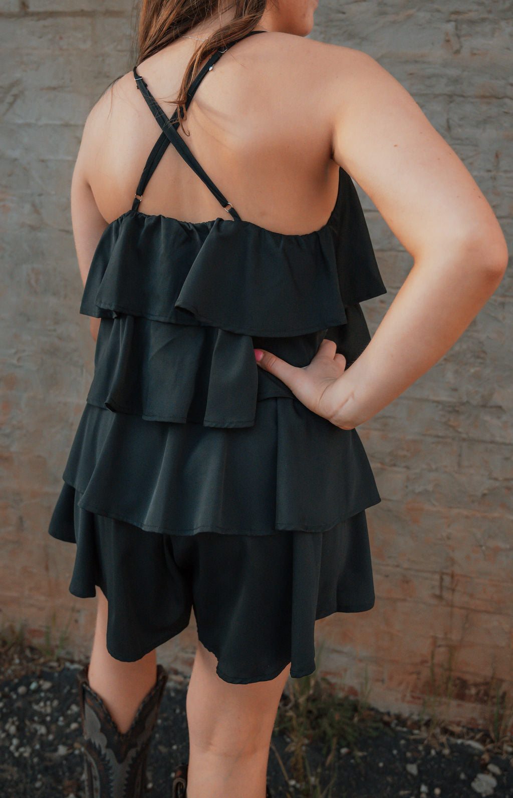 Coal Country Ruffle Romper