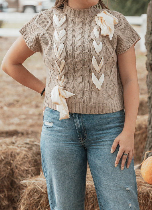 Ribbon Bow Sweater