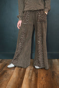 Cheetah Print Flare Sweats