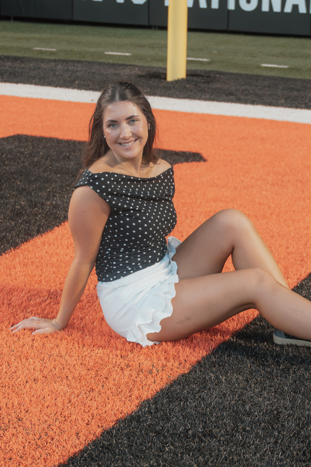 The Pokes Polka Dot Top