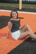 The Pokes Polka Dot Top