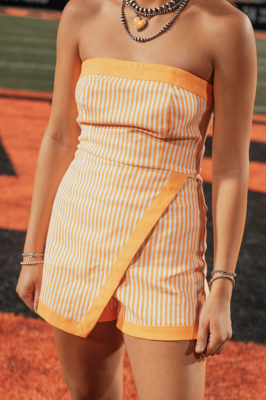 The Stillwater Stripe Romper